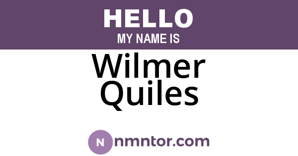 Wilmer Quiles