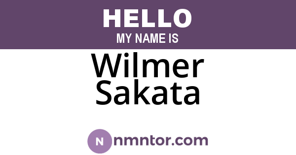 Wilmer Sakata