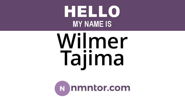 Wilmer Tajima