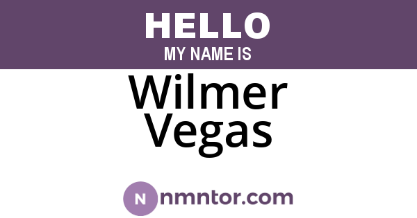 Wilmer Vegas