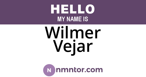 Wilmer Vejar