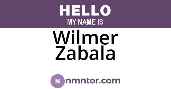 Wilmer Zabala