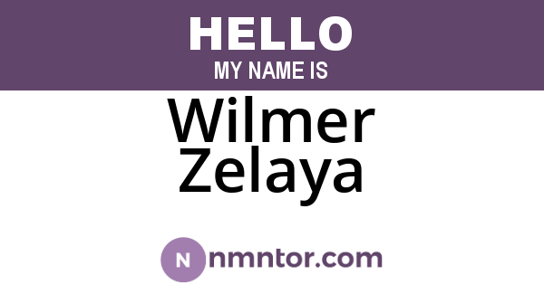 Wilmer Zelaya