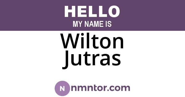 Wilton Jutras