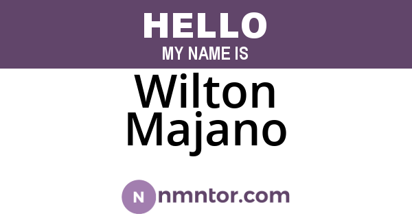 Wilton Majano