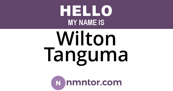 Wilton Tanguma