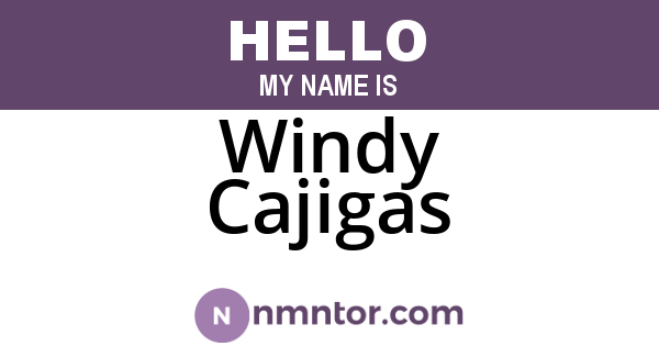 Windy Cajigas