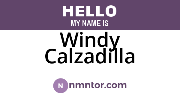 Windy Calzadilla
