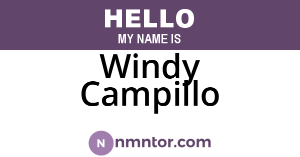 Windy Campillo
