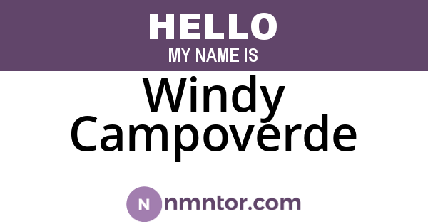 Windy Campoverde