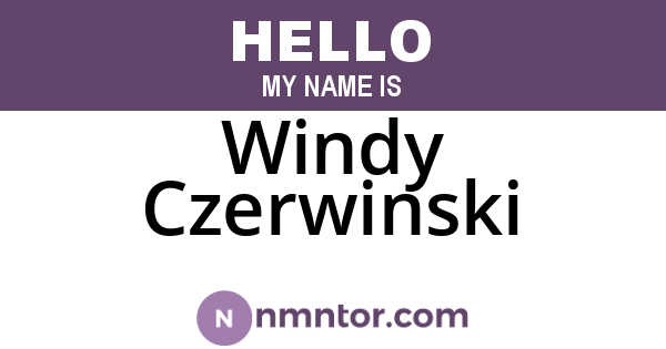 Windy Czerwinski