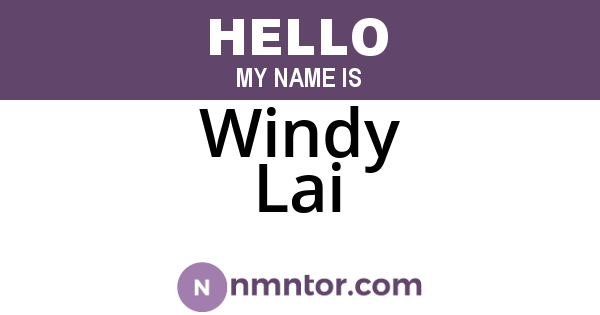 Windy Lai