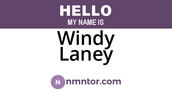 Windy Laney