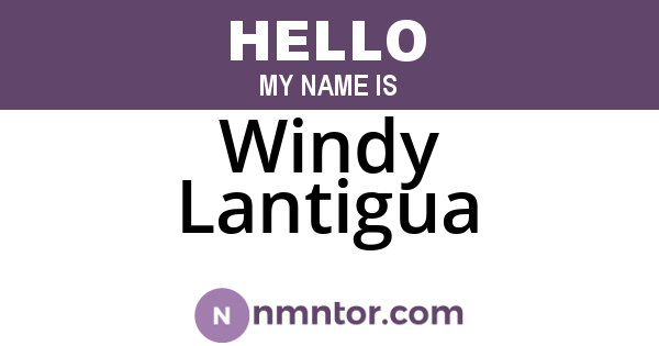 Windy Lantigua