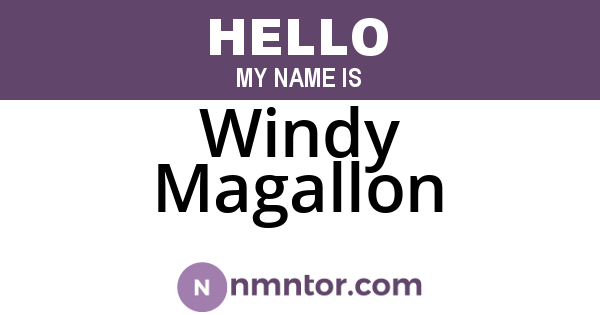 Windy Magallon