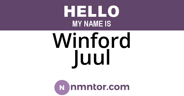 Winford Juul