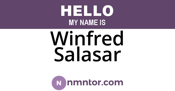 Winfred Salasar