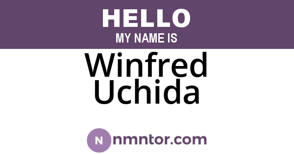 Winfred Uchida