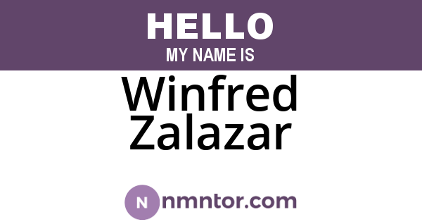 Winfred Zalazar