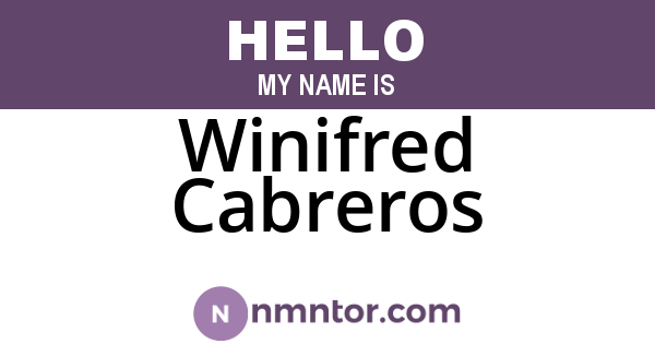 Winifred Cabreros