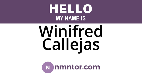 Winifred Callejas