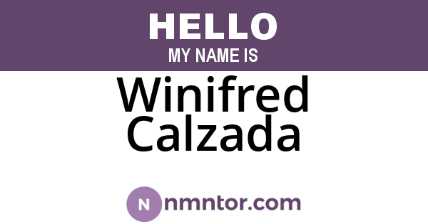 Winifred Calzada