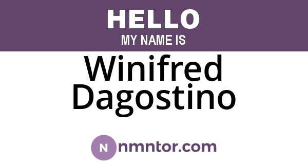 Winifred Dagostino