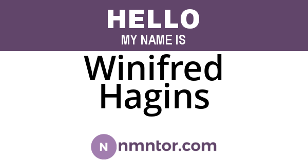 Winifred Hagins