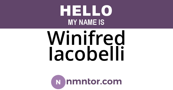 Winifred Iacobelli