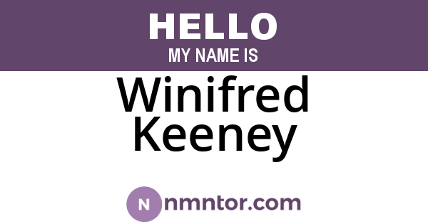 Winifred Keeney