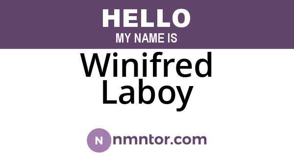 Winifred Laboy