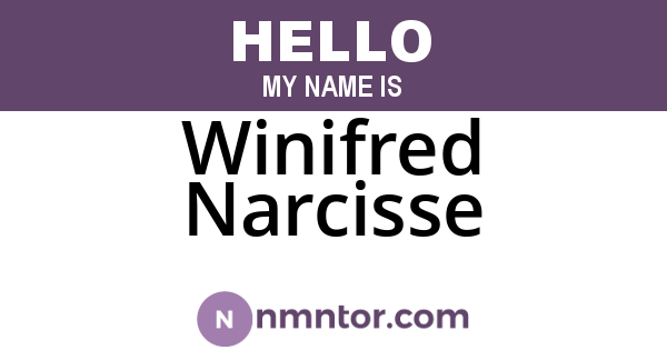 Winifred Narcisse