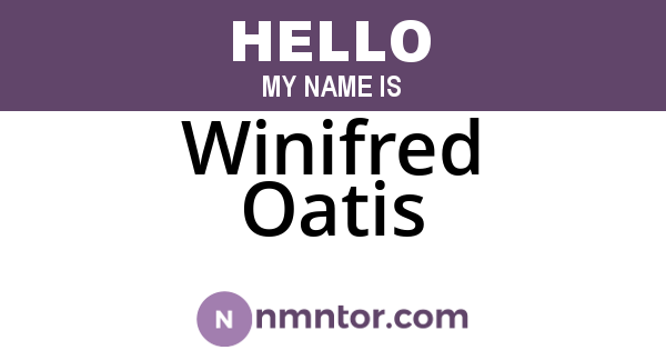 Winifred Oatis