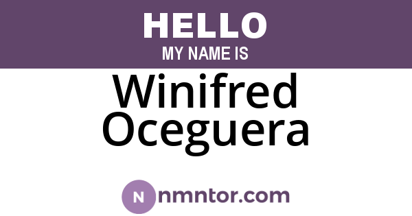 Winifred Oceguera