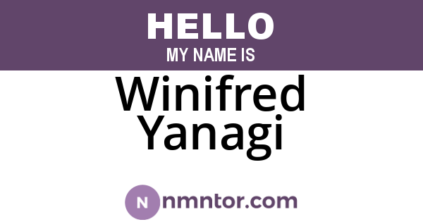 Winifred Yanagi