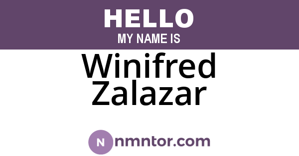 Winifred Zalazar