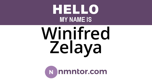 Winifred Zelaya