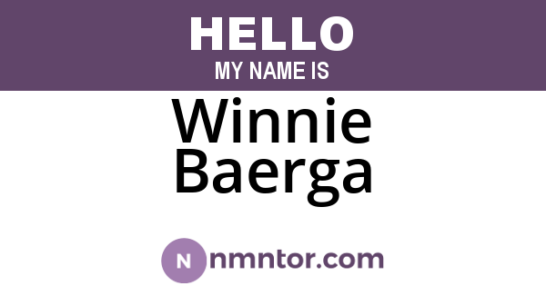 Winnie Baerga
