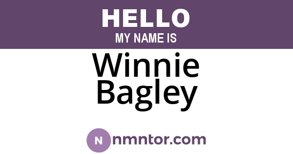 Winnie Bagley