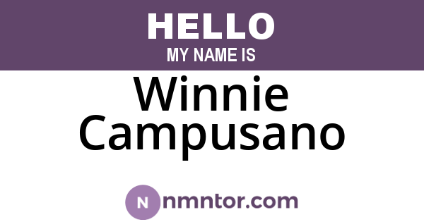 Winnie Campusano