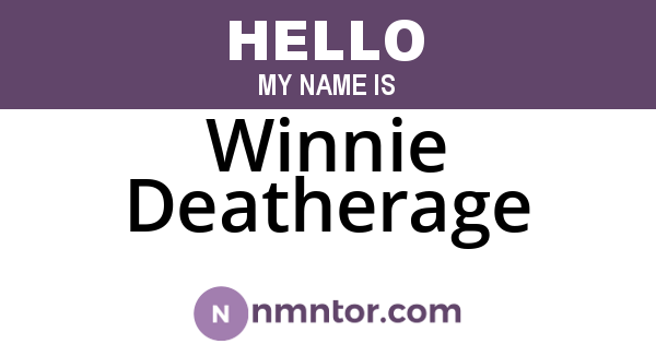 Winnie Deatherage
