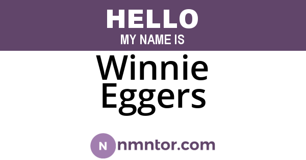 Winnie Eggers