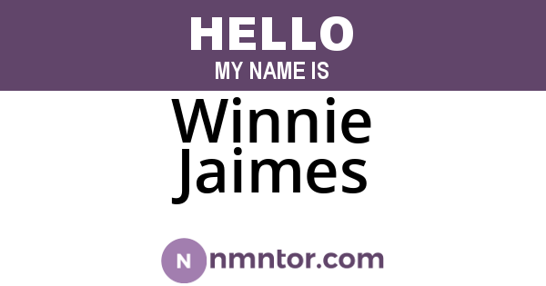 Winnie Jaimes