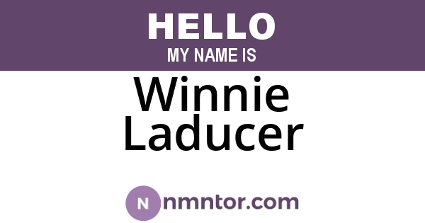 Winnie Laducer
