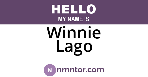 Winnie Lago