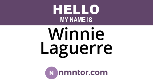 Winnie Laguerre