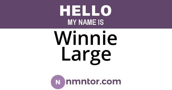 Winnie Large