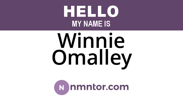 Winnie Omalley