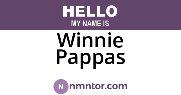 Winnie Pappas