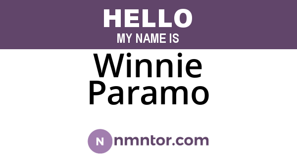 Winnie Paramo